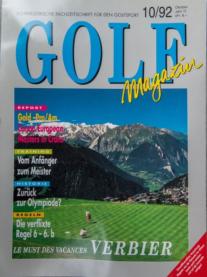 Golf Magazine CH 1992